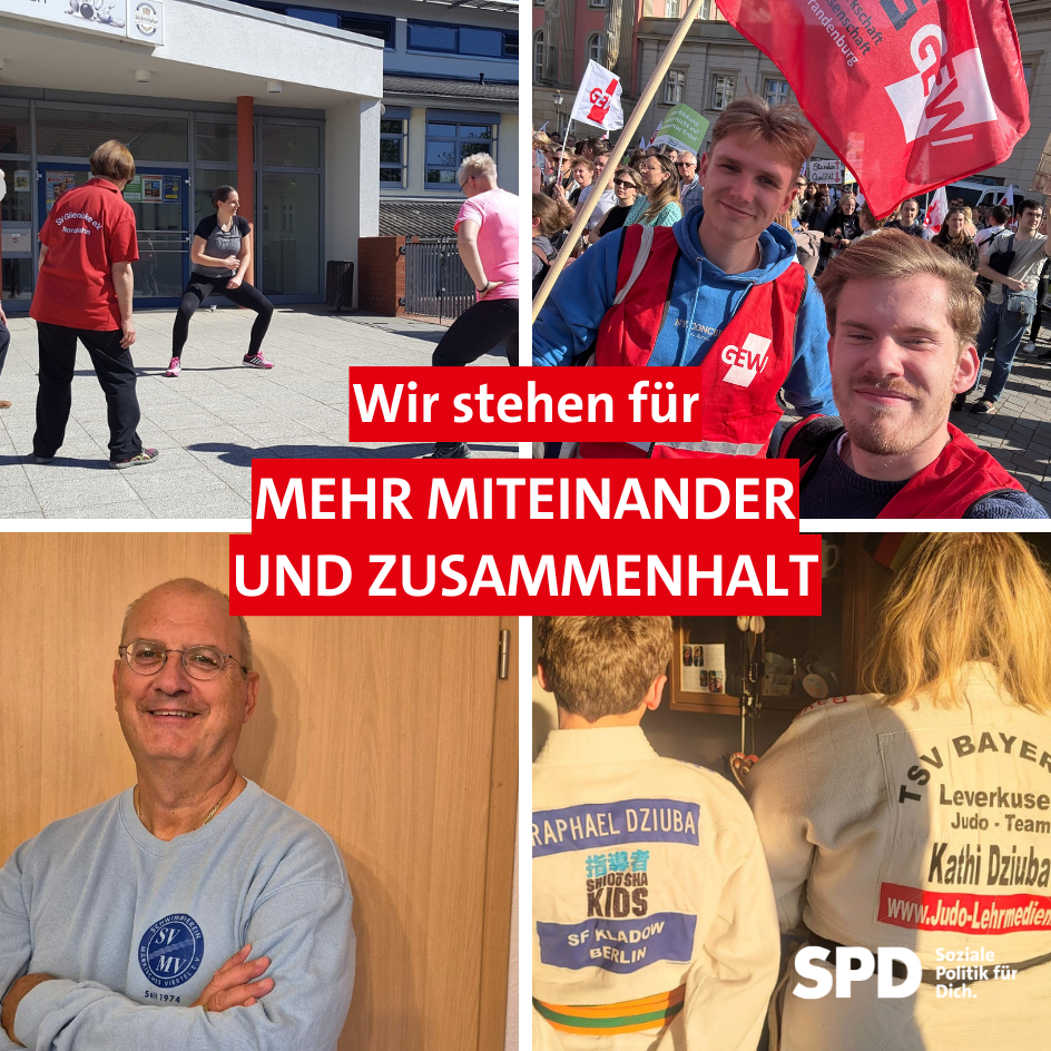 Miteinander und Zusammenhalt